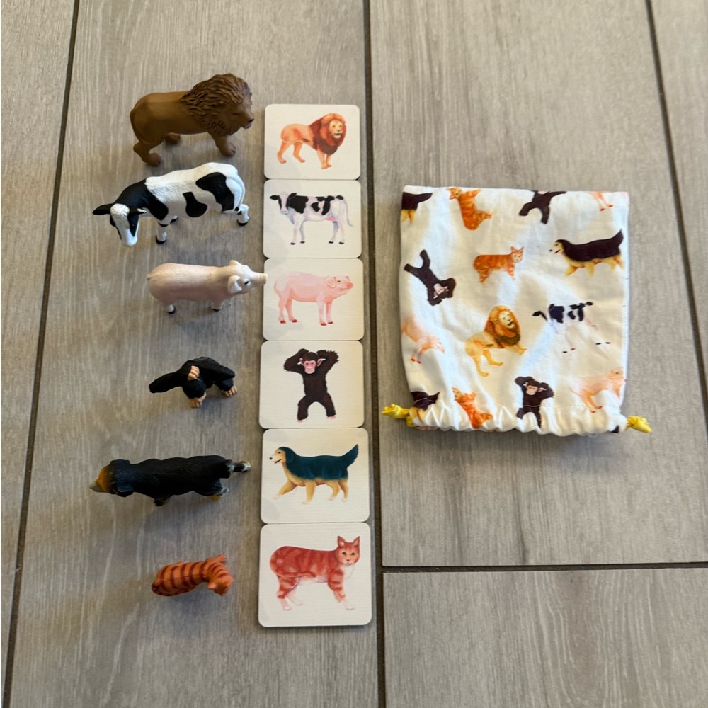 Lovevery Montessori Animal Match From The Companion Play Kit (Months 22-24)